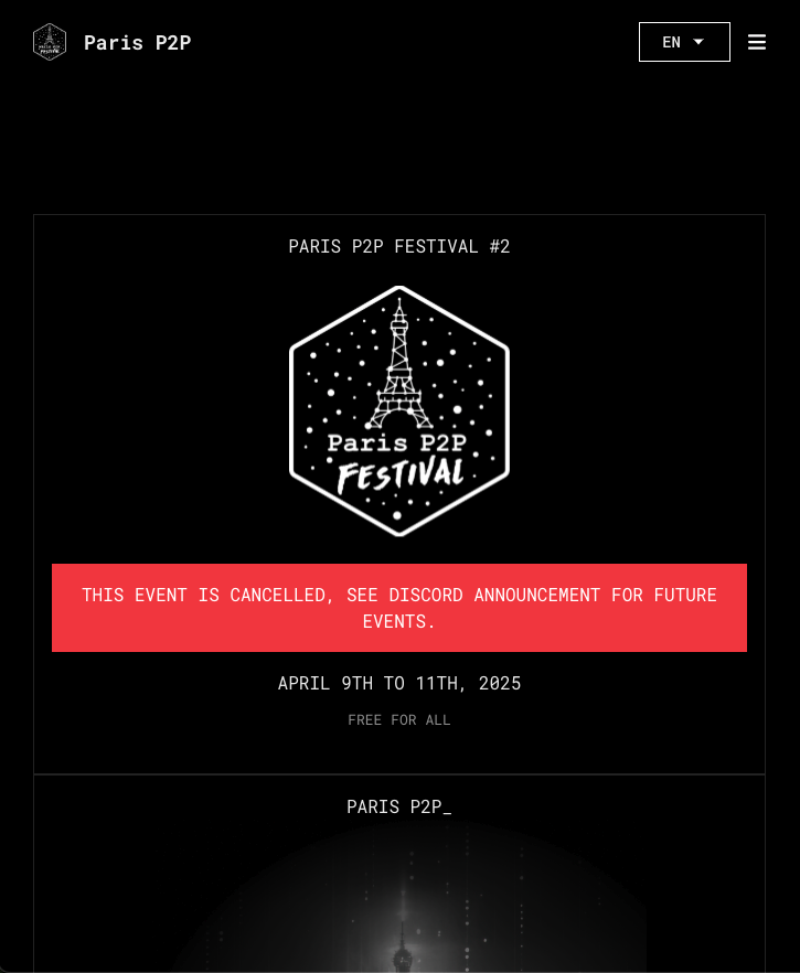 P2P Paris cover